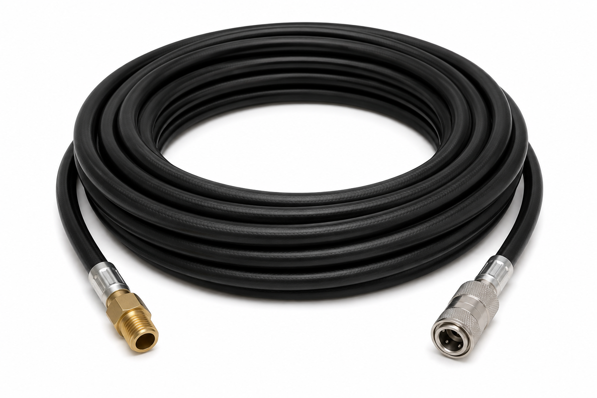 PCL DS67 Hose Assembly 7.62m Hose with R 1/4 Male Thread & Euro Connector