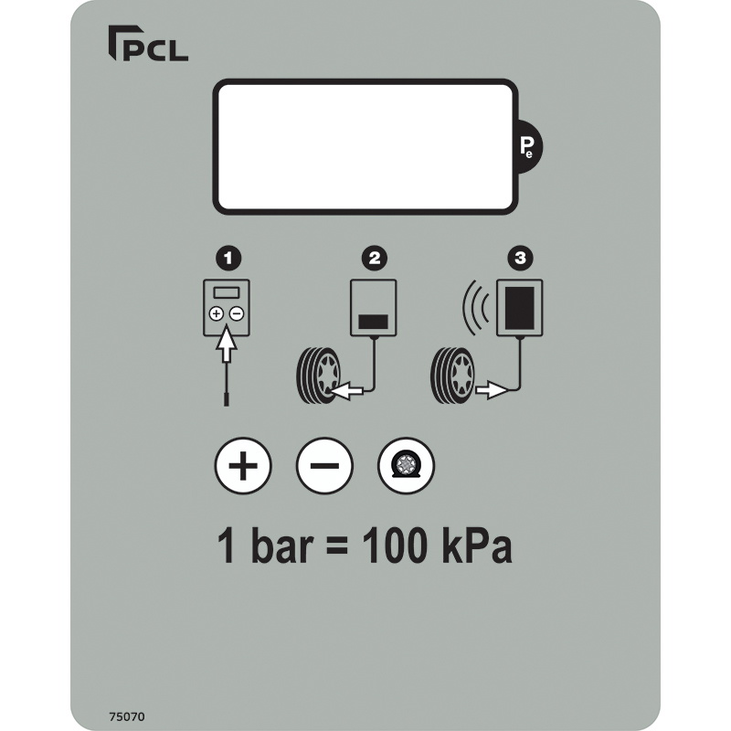 PCL DS75070 Membrane D60 Single Screen no 4th button