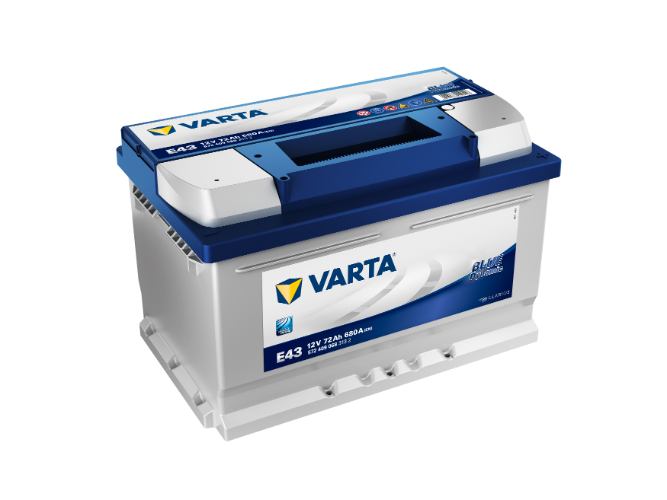Varta - E43 - Dynamic SLI Starter Battery 572409068, 12V 72Ah 680A
