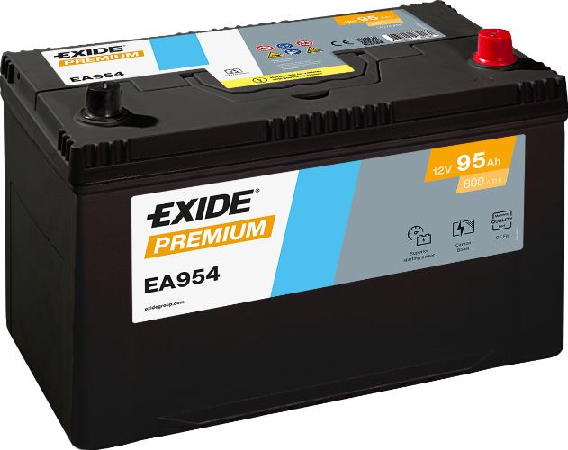 Exide EA954 Premium Car Battery 249TE -12V 95Ah, 5 Years Warranty