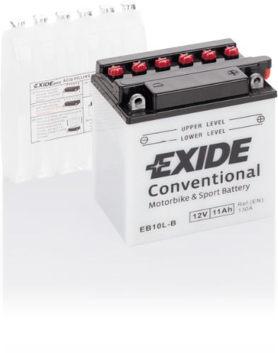 EXIDE - EB10L-B - Motorcycle Battery -12V 11Ah