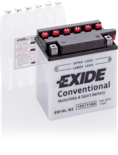 EXIDE - EB10L-B2 - Motorcycle Battery -12V 11Ah