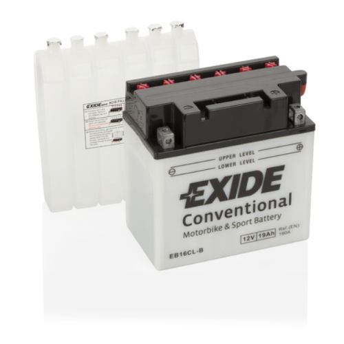 EXIDE - EB16CL-B - Motorcycle Battery -12V 19Ah