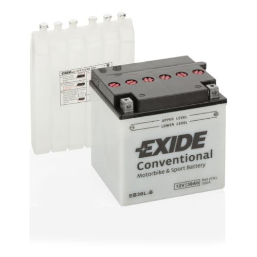 EXIDE - EB30L-B - Motorcycle Battery -12V 30Ah