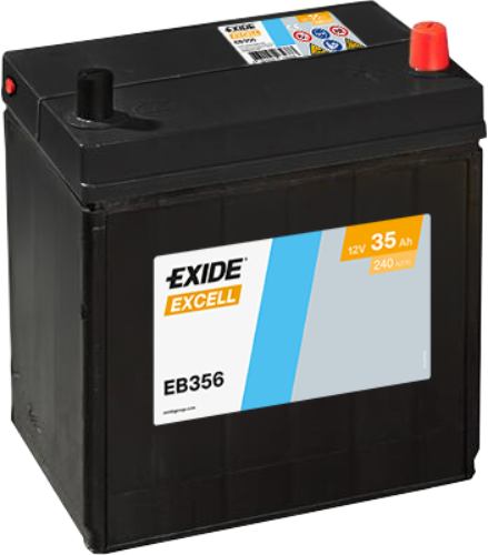 EXIDE - EB356 - Excell Car Battery -12V 35Ah
