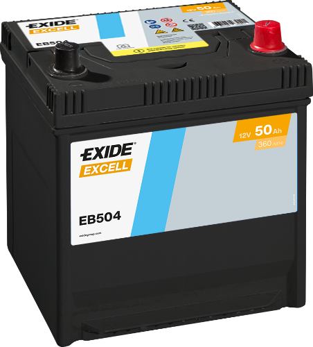 EXIDE - EB504 - Excell Car Battery -12V 50Ah