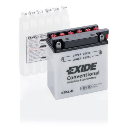 EXIDE - EB5L-B - Motorcycle Battery -12V 5Ah