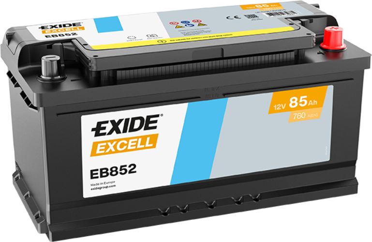 Exide EB852 Excell Car Battery 112SE -12V 85Ah, 4 Years Warranty