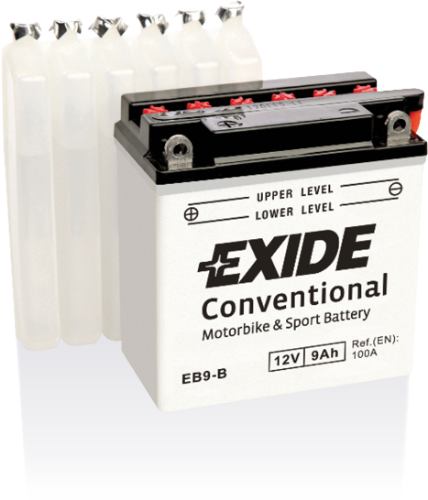 EXIDE - EB9-B - Motorcycle Battery -12V 9Ah