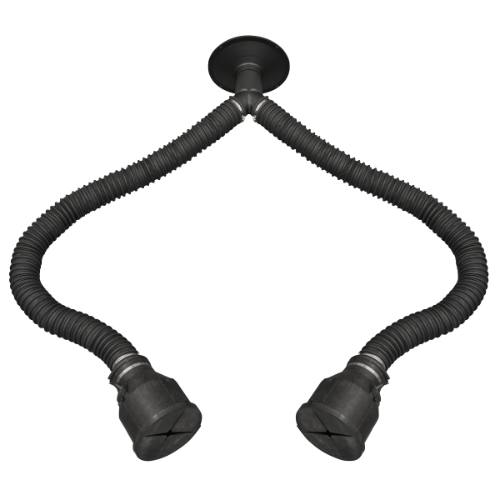 Sealey EFS/93TP Twin Pipe 1.65m Exhaust Extractor Hose for EFS/93