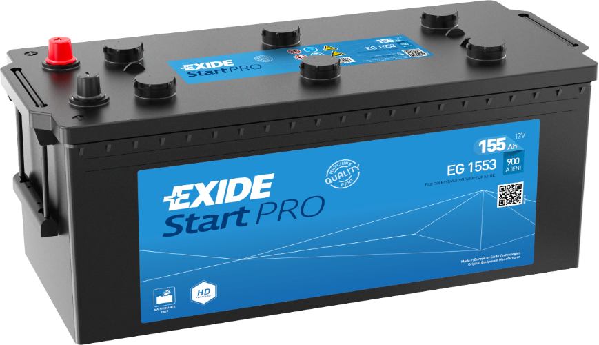 EXIDE - EG1553 - START Pro Battery -12V 155Ah