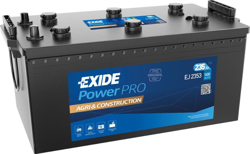 EXIDE - EJ2353 - POWER Pro Agri & Construction Battery -12V 235Ah