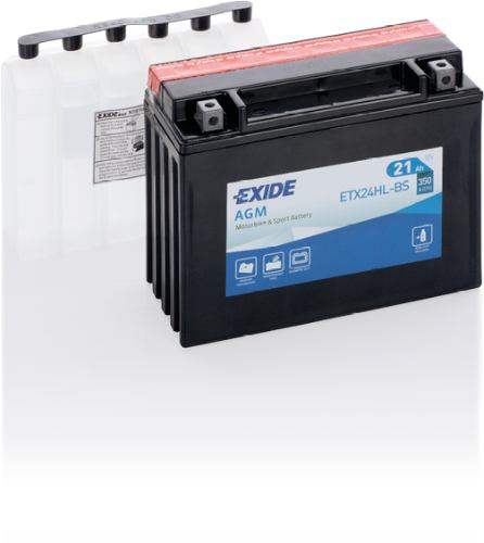 EXIDE - ETX24HL-BS - MF Motorcycle Battery -12V 21Ah