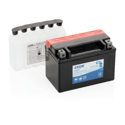 EXIDE - ETX9-BS - MF Motorcycle Battery -12V 8Ah