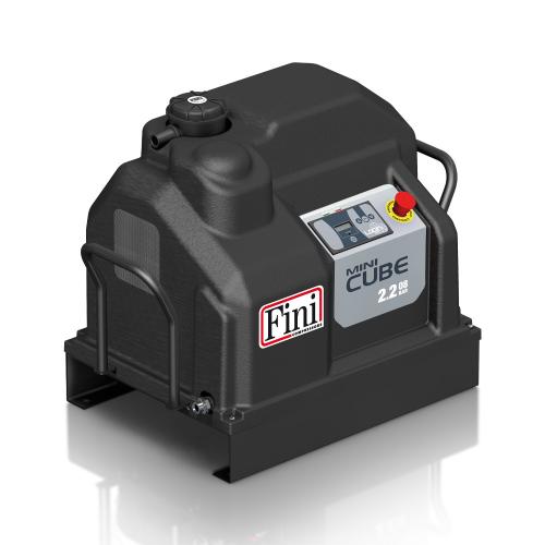FINI Screws, MiniCUBE 2.2-08, 2.2kW Floor Mounted Rotary Screw Compressor, Max. Air Pressure - 8 Bar, F-V51PC72FNM017