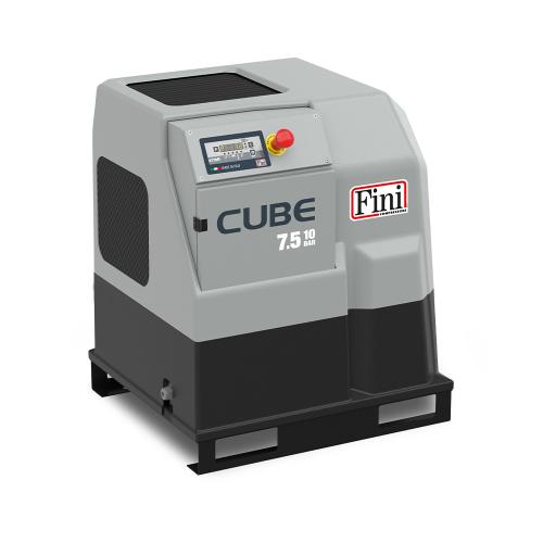 FINI Screws, CUBE 7.5-10, 7.5kW Floor Mounted Rotary Screw Compressor, Max. Air Pressure - 10 Bar, F-V51PO92FNM643