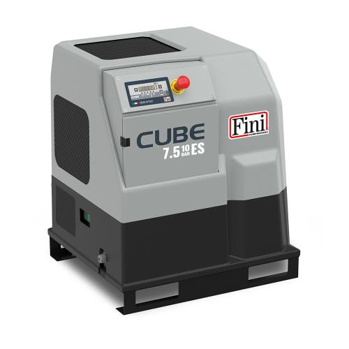 FINI Screws, CUBE 7.5-10 ES, 7.5kW Floor Mounted Rotary Screw Compressor with Integral Dryer, Max. Air Pressure - 10 Bar, F-V51PO92FNM743