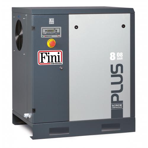 FINI Screws, PLUS 8-08 Piston Compressor, 7.5, Max. Pressure - 8 Bar, Floor Mounted, F-V60NG92FNM760