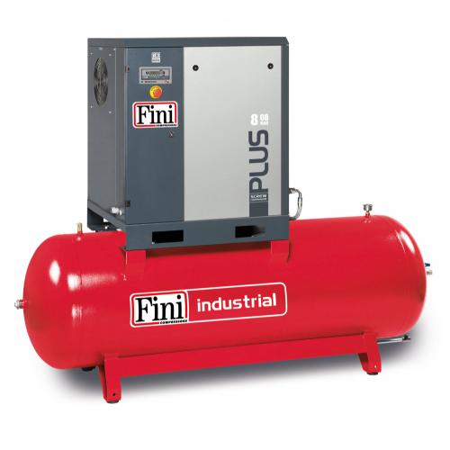 FINI Screws, PLUS 8-08-500, 7.5kW Piston Compressor, Tank Capacity - 500 Litre, Max. Air Pressure - 8 Bar, F-V83NG92FNM701
