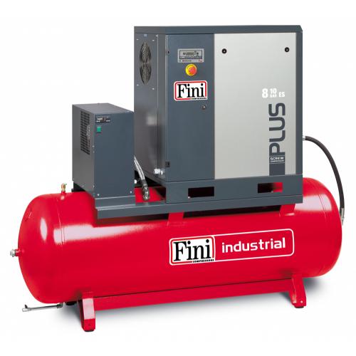 FINI Screws, PLUS 8-10-500 ES, 7.5kW Silenced Piston Compressor, Tank Capacity - 500 Litre, Max. Air Pressure - 10 Bar, F-V83NH92FNM801