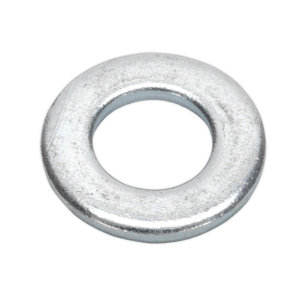 Sealey FWA1021 Flat Washer DIN 125 M10 x 21mm Form A Zinc Pack of 100