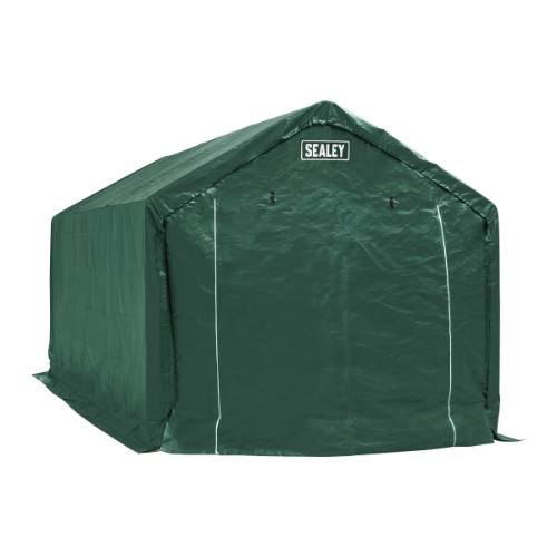 Sealey GCP01 Car Port Shelter 3 x 6 x 2.7m - UV Resistant 3-Layer PE