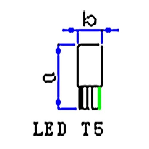 Gauss LED 1 LED COB White LED Bulb 24V - W2X4.6D (GL319LED)