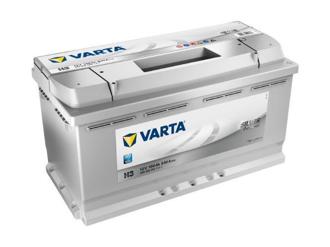 Varta - H3 - Dynamic SLI Starter Battery 600402083, 12V 100Ah 830A