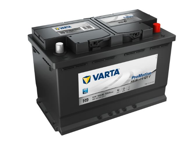 Varta - H9 - Promotive SLI Starter Battery 600123072, 12V 100Ah 720A