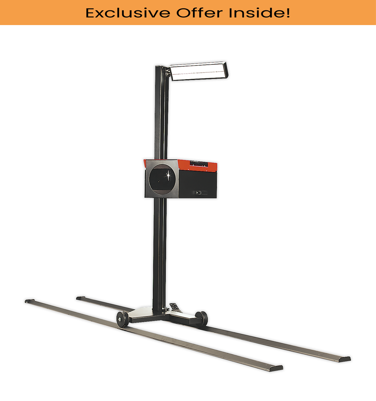 Sealey HBS97 Headlamp Beam Setter with Rails - DVSA Approved