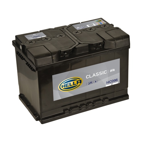 Hella HC096 Classic Car Battery 12V 70Ah Type 096, 3 Years Warranty
