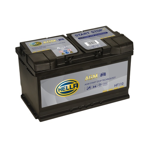 Hella HF115 Sealed AGM Car Battery 12V 80Ah Type 115AGM, 3 Years Warranty