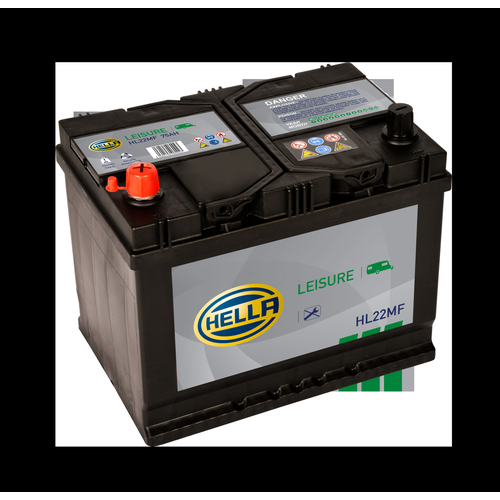 Hella HL22MF Sealed Leisure Battery 12V 75Ah, 2 Years Warranty