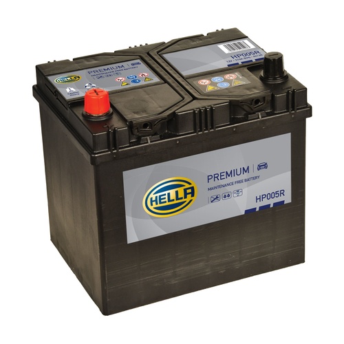 Hella HP005R Sealed Premium Car Battery 12V 60Ah Type 005R, 4 Years Warranty