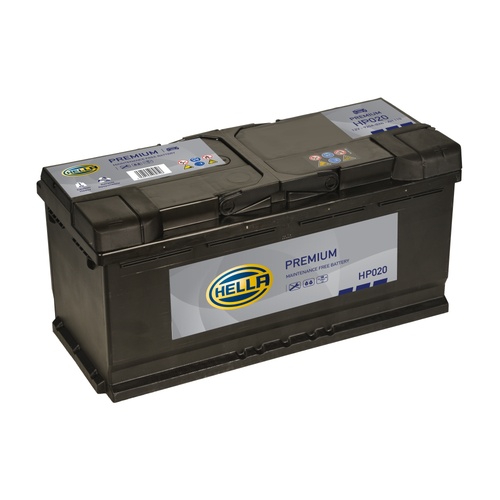 Hella HP020 Sealed Premium Car Battery 12V 110Ah Type 020, 4 Years Warranty