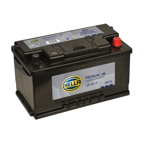 Hella HP110 Sealed Premium Car Battery 12V 80Ah Type 110, 4 Years Warranty