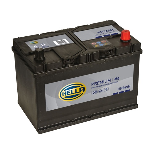Hella HP249H Sealed Premium Car Battery 12V 91Ah Type 249H, 4 Years Warranty