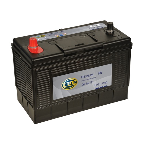 Hella HP31-1000 Sealed Premium Car Battery 12V 105Ah Type 640, 4 Years Warranty