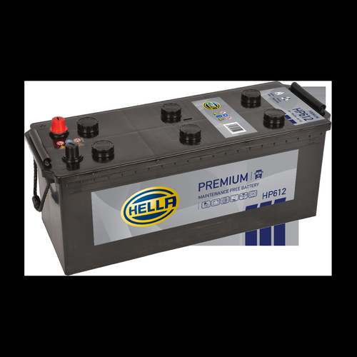 Hella HP612 Sealed Premium Commercial Vehicle Battery 12V 140Ah Type 612, 2 Years Warranty