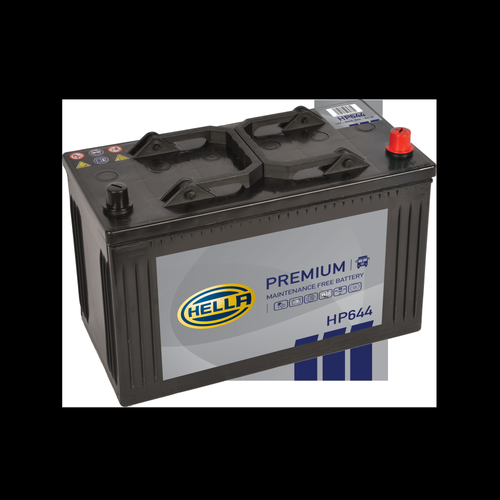 Hella HP644 Sealed Premium Commercial Vehicle Battery 12V 95Ah Type 644, 2 Years Warranty