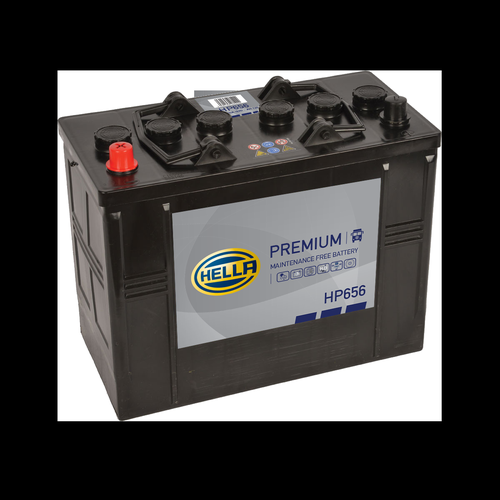 Hella HP656 Sealed Premium Commercial Vehicle Battery 12V 125Ah Type 656, 2 Years Warranty