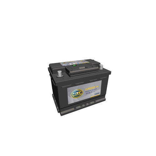 Hella HS075 Sealed Supreme Car Battery 12V 62Ah Type 075, 5 Years Warranty