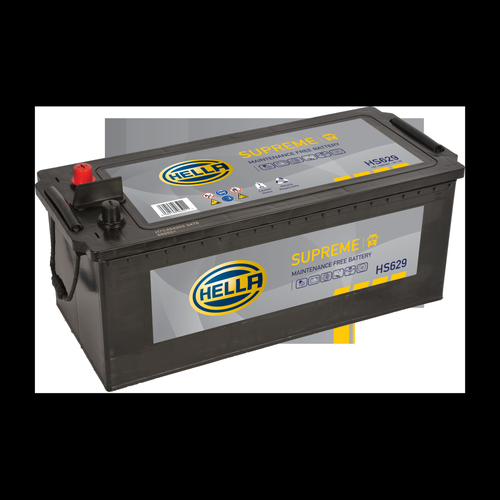 Hella HS629 Sealed Supreme Commercial Vehicle Battery 12V 180Ah Type 629UR, 2 Years Warranty