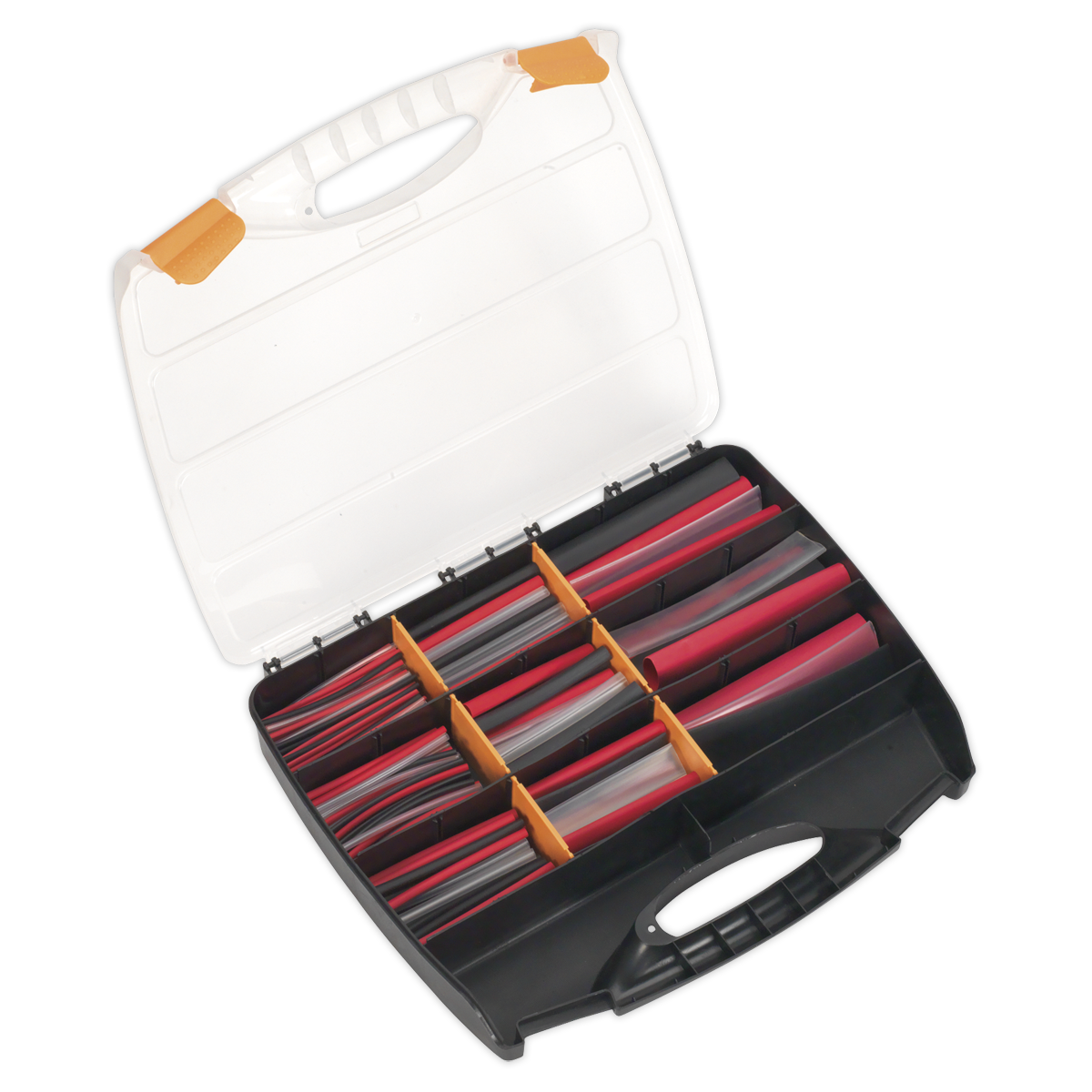 Sealey HSTAL261MC Heat Shrink Tubing Assortment 261pc Mixed Colours Adhesive Lined 100 & 150mm
