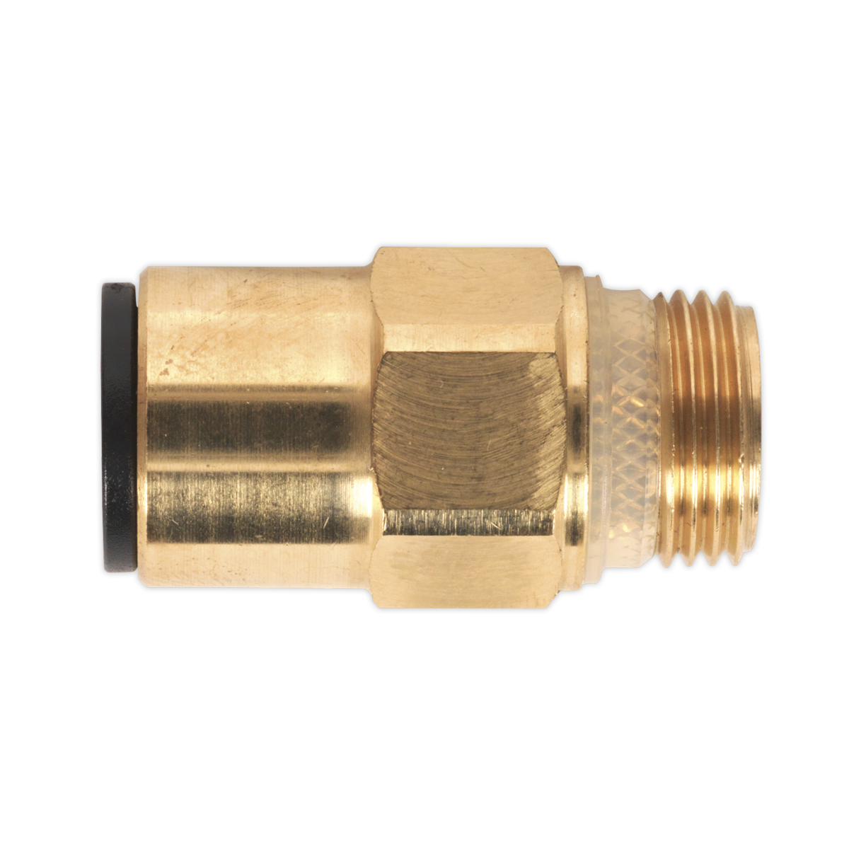 Sealey JGBC1238 Brass SuperThread Straight Adaptor 12mm x 3/8