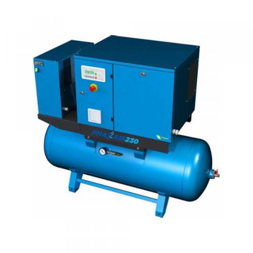 FPS, Phazair 5.508-270 VSD DF Screw Compressor, 5.5kW Receiver Mounted, Tank Capacity - 270 Litre, Variable Speed, with Dryer, K-183041024