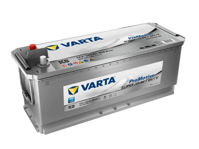 Varta - K8 - Promotive SLI Starter Battery 640400080, 12V 140Ah 800A