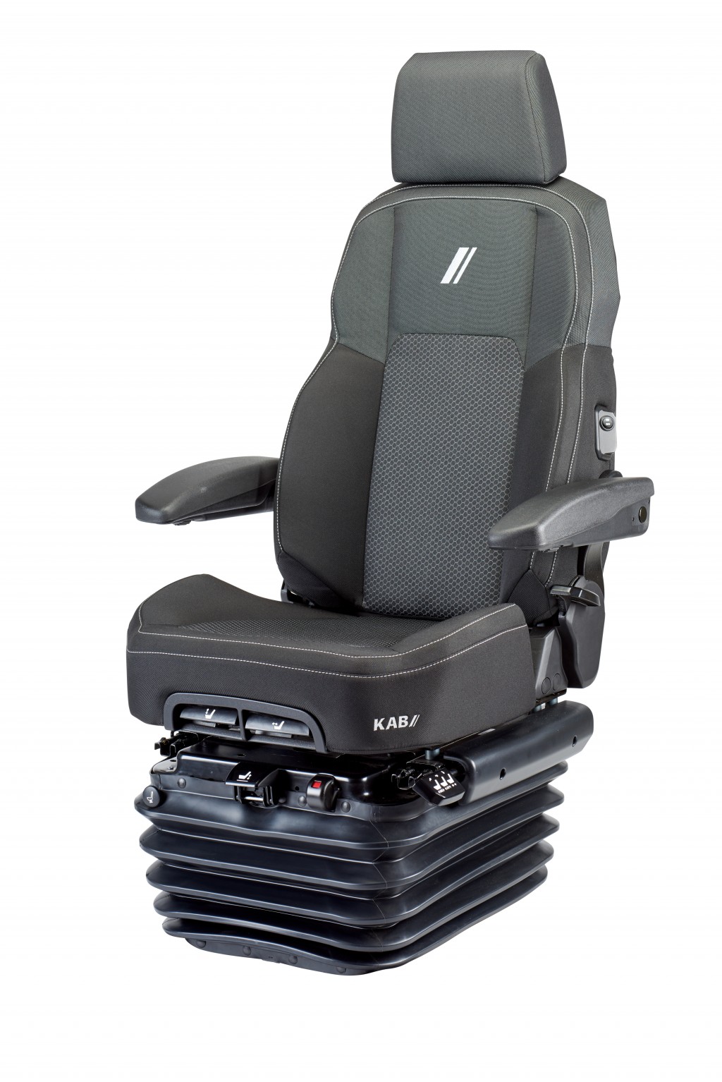 KAB Seating - KAB SCIOX Super High - Air Suspension Seat with High Back, Heater & Lumbar Support