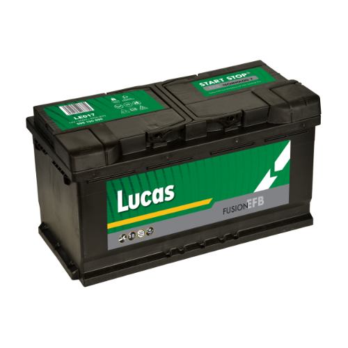 Lucas LE017 EFB Start Stop Car Battery 595 190 090 - 12v 95Ah, 3 Years Warranty