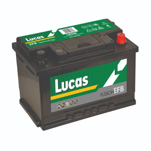 Lucas LE096 EFB StartStop Car Battery - 12v 70Ah